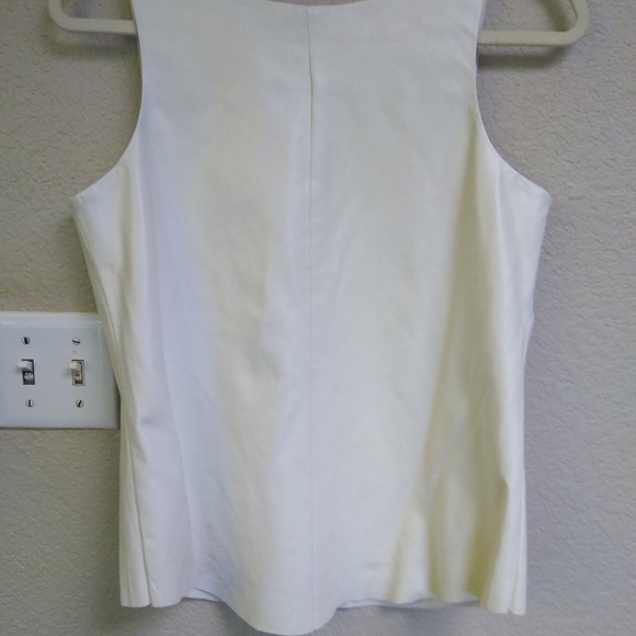 Topshop Faux Leather Top - Picture 2 of 3